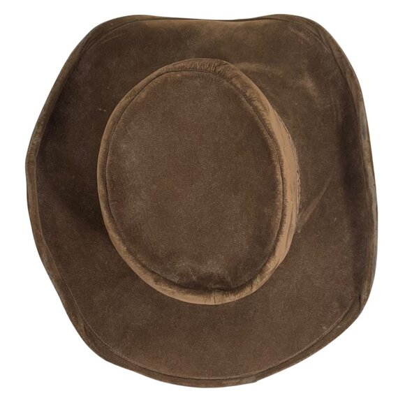 Vintage Bailey U-Rollit Dark Brown Velvet Felt Cowboy Western Hat USA - Picture 5 of 13